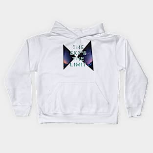 The sky's the limit Kids Hoodie